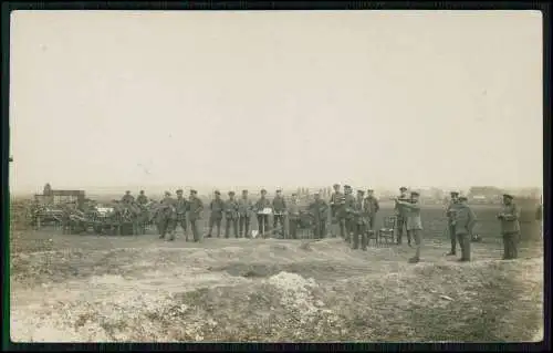 4x Foto AK Feldpost  1. WK Soldaten schießen mit Karabiner und vieles mehr