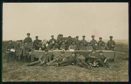 4x Foto AK Feldpost  1. WK Soldaten schießen mit Karabiner und vieles mehr