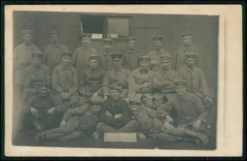 4x Foto AK Feldpost  1. WK Soldaten schießen mit Karabiner und vieles mehr