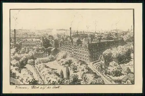 AK Viersen am Niederrhein Blick auf die Stadt - Heimatbilder vom Niederrhein