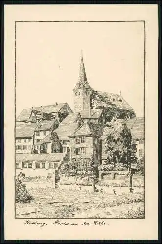 AK Essen Kettwig Kirche Partie an der Ruhr - Heimatbilder vom Niederrhein