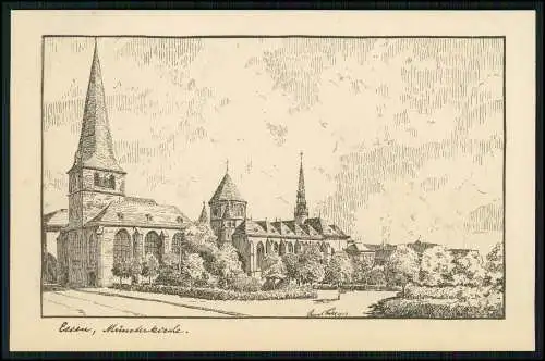 AK Essen im Ruhrgebiet, Münsterkirche - Heimatbilder vom Niederrhein