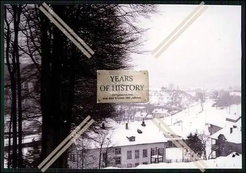 3x Repro Foto Dorf mit Kirche Winterlandschaft 1941
