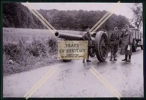 2x Repro Foto Soldaten Wehrmacht Geschütz Flak Frankreich 1941