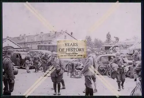 6x Repro Foto gefangene Soldaten Lager uvm. Frankreich Belgien