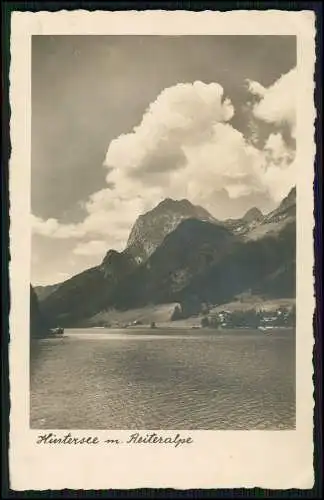 AK im Berchtesgadener Land Oberbayern, Reiteralpe, Hintersee 1934 gelaufen