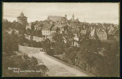 7x alte AK Nürnberg in Mittelfranken Bayern - historische Ansichten AKs gelaufen