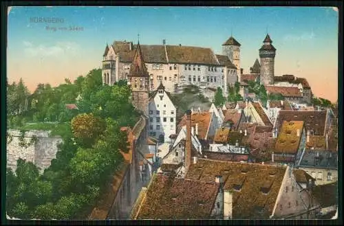 7x alte AK Nürnberg in Mittelfranken Bayern - historische Ansichten AKs gelaufen