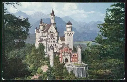 11x Original alte AK - Schwangau Schloss Neuschwanstein - diverse Ansichten