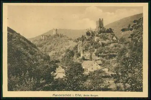 5x Original alte AK - Manderscheid in der Eifel -diverse Ansichten ca. 1910-1925
