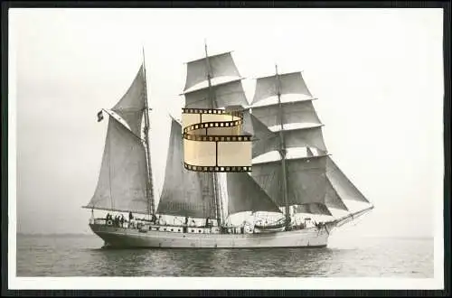 Foto AK Niobe Schiff 1913 Segelschulschiff Marine sank 1932 Ostsee Fehmarnbelt