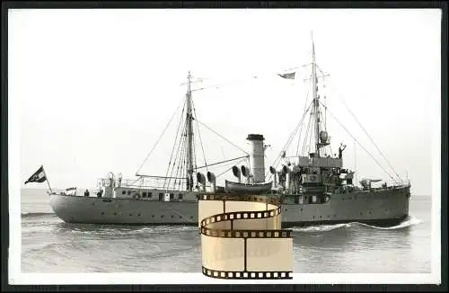 Foto AK Elbe Fischereischutzschiff 1931 Reichsmarine 2.WK Räumbootbegleitschiff