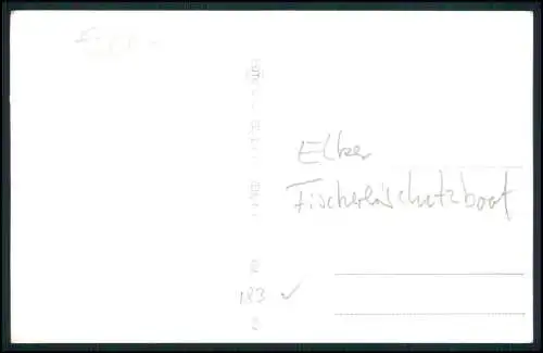 Foto AK Elbe Fischereischutzschiff 1931 Reichsmarine 2.WK Räumbootbegleitschiff