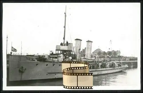 FotoAK Schiff Drache 1908 Kriegsschiff Artillerietender 2.WK Artillerieschulboot