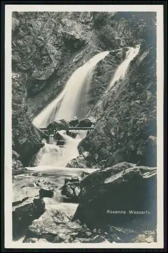 4x alte Foto AK Bayern Partnachklamm Ravenna Wasserfall Riessersee Badersee