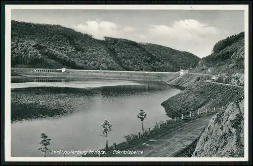 AK Odertalsperre im Harz oberhalb von Bad Lauterberg staut d. Rhume-Zufluss Oder