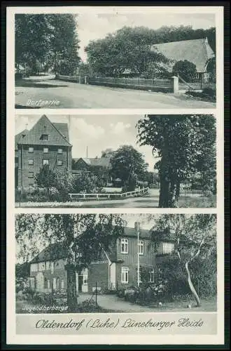 AK Oldendorf Luhe Niedersachsen Jugendherberge Oldendorfer Mühle Dorfpartie