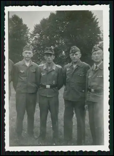 9x Foto Soldaten Wehrmacht Luftwaffe Luftwaffe Flak 1944 Baracken-Lager uvm.