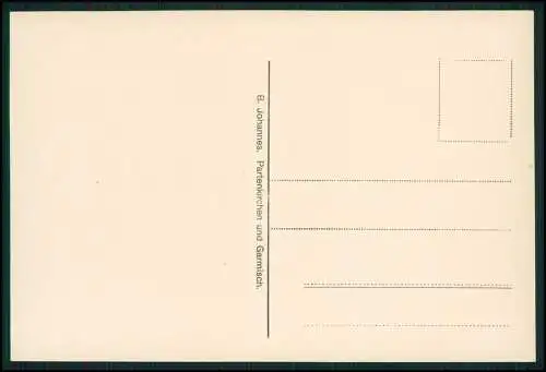 Foto AK Garmisch Partenkirchen Oberbayern, Forsthaus Graseck mit Kramer 1933