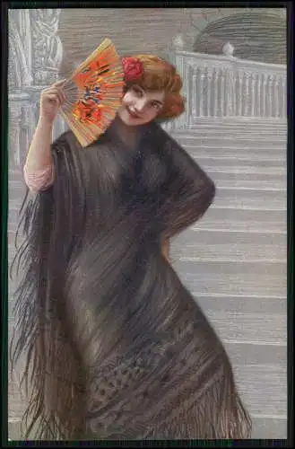 4x Künstler AK Akt Erotik Salons de Paris und andere um 1910