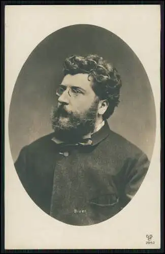 AK Ansichtskarte Postkarte Georges Bizet französischer Komponist Portrait