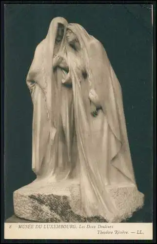 7x AK Künstler Damen Akt Statuengruppen und Einzel-Statuen Amor Grazien .....uvm