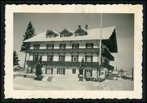 7x Foto 1x AK Bergen Traunstein Obb. Erholungsheim der DAF 1942 Jungs Pimpfe