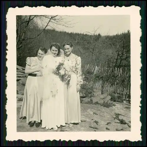 23x Foto Soldat Hochzeit b. Münster Westfalen Heimat Urlaub 1942 Bräutigam Braut