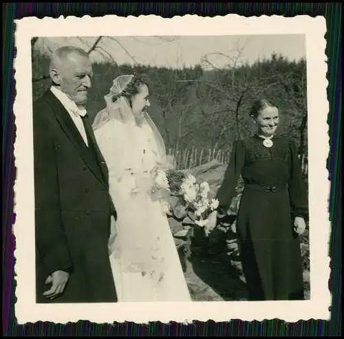 23x Foto Soldat Hochzeit b. Münster Westfalen Heimat Urlaub 1942 Bräutigam Braut