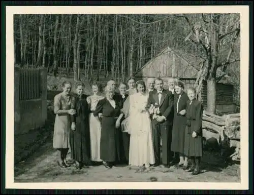 23x Foto Soldat Hochzeit b. Münster Westfalen Heimat Urlaub 1942 Bräutigam Braut