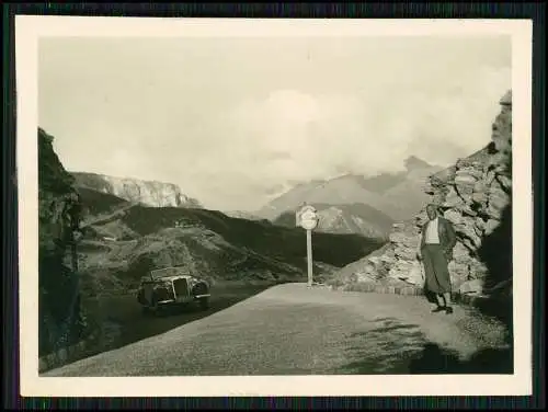 5x Foto PKW Fahrzeug Opel 6 IA-269140 Großglockner-Alpenstraße 1937 Fuscher Törl