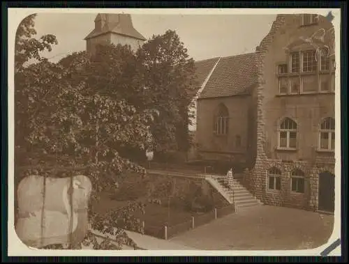 Foto Wartburg im Kreis Höxter Partie an der Kirche Treppenaufgang 1922