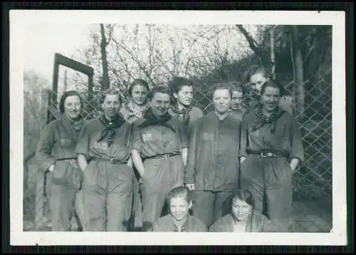 9x Foto Planitz Zwickau Oberplanitz Niederplanitz 1943 Damen in Arbeitskleidung