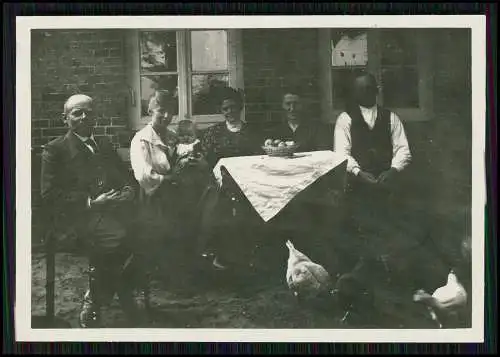 5x Foto Bauernhof bei Bremen Pferde und soziales Leben 1927