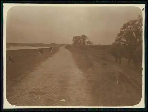 3x Foto Wanderausflug Büren am Weserdeich Bremen Hasenbüren Mittelsbüren 1922