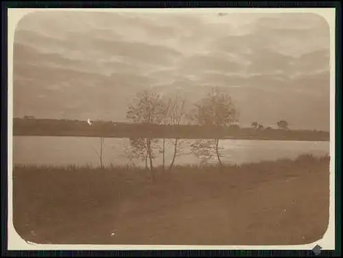 3x Foto Wanderausflug Büren am Weserdeich Bremen Hasenbüren Mittelsbüren 1922