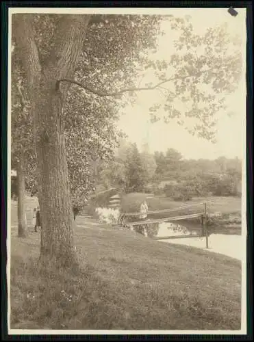 9x Foto Wanderausflug Steller Heide Groß Mackenstedt Stuhr Bremen 1922