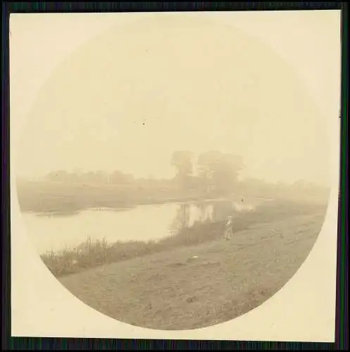 9x Foto Wanderausflug Steller Heide Groß Mackenstedt Stuhr Bremen 1922