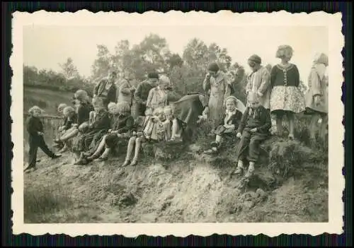 1x AK 2x Foto Schullandheim Ristedt Syke 1940 gelaufen Elternverein e.V. Bremen
