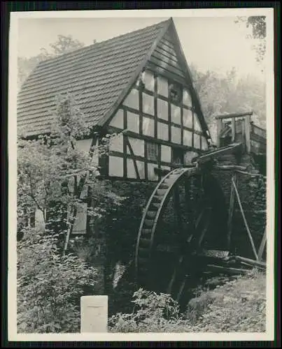 Foto Bad Essen in Niedersachsen Wassermühle mit Fachwerkhaus um 1930