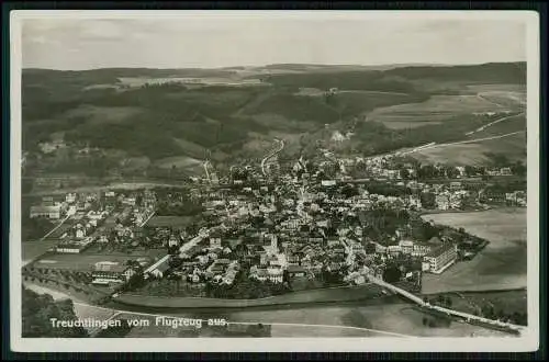 Foto AK Treuchtlingen im Altmühltal Mittelfranken Fliegeraufnahme 1935 gelaufen