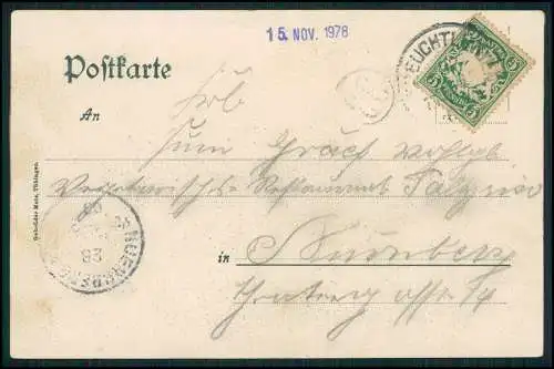 AK Treuchtlingen im Altmühltal Mittelfranken Panorama 1903 gelaufen