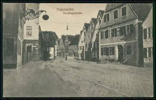 AK Ansichtskarte Postkarte Dinkelsbühl in Mittelfranken Nördlingerstraße 1905