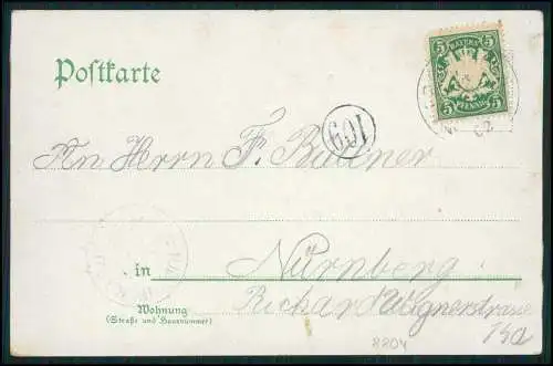 AK Ansichtskarte Postkarte Dinkelsbühl in Mittelfranken, Segringer Straße 1905