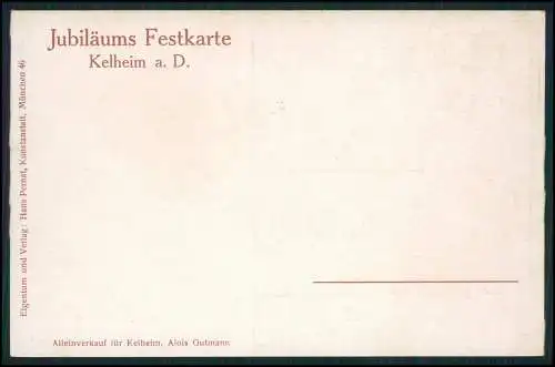 AK Ansichtskarte Postkarte Kelheim, 100 Jahrfeier Befreiungskämpfe 1813-1913