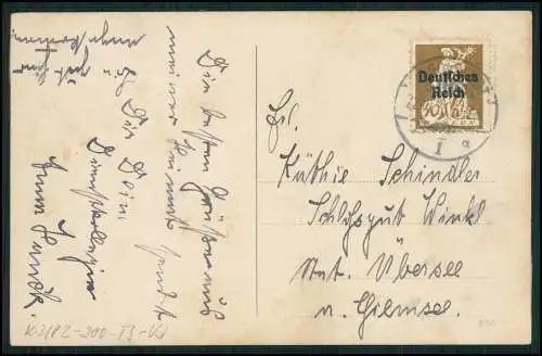 AK Ingolstadt Bayern Soldaten u.a. am Rathausplatz 1920 gelaufen