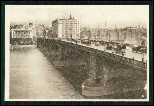 12x Foto London England diverse Ansichten viele Busse Autos um 1930