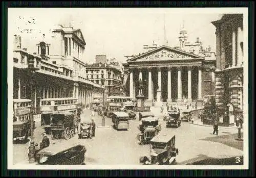 12x Foto London England diverse Ansichten viele Busse Autos um 1930