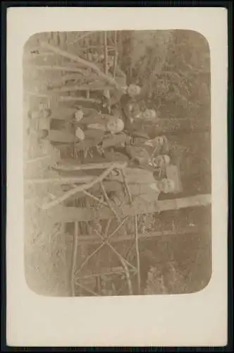 9x Foto AK fröhliche Männer und Damen um 1930 aus Dortmund Reise in der Region.