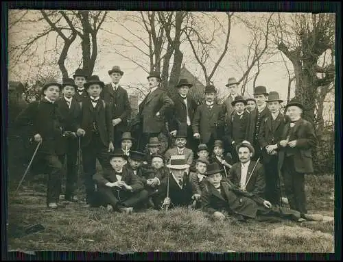 11x Foto AK fröhliche Männer und Damen um 1930 aus Dortmund Reise in der Region.